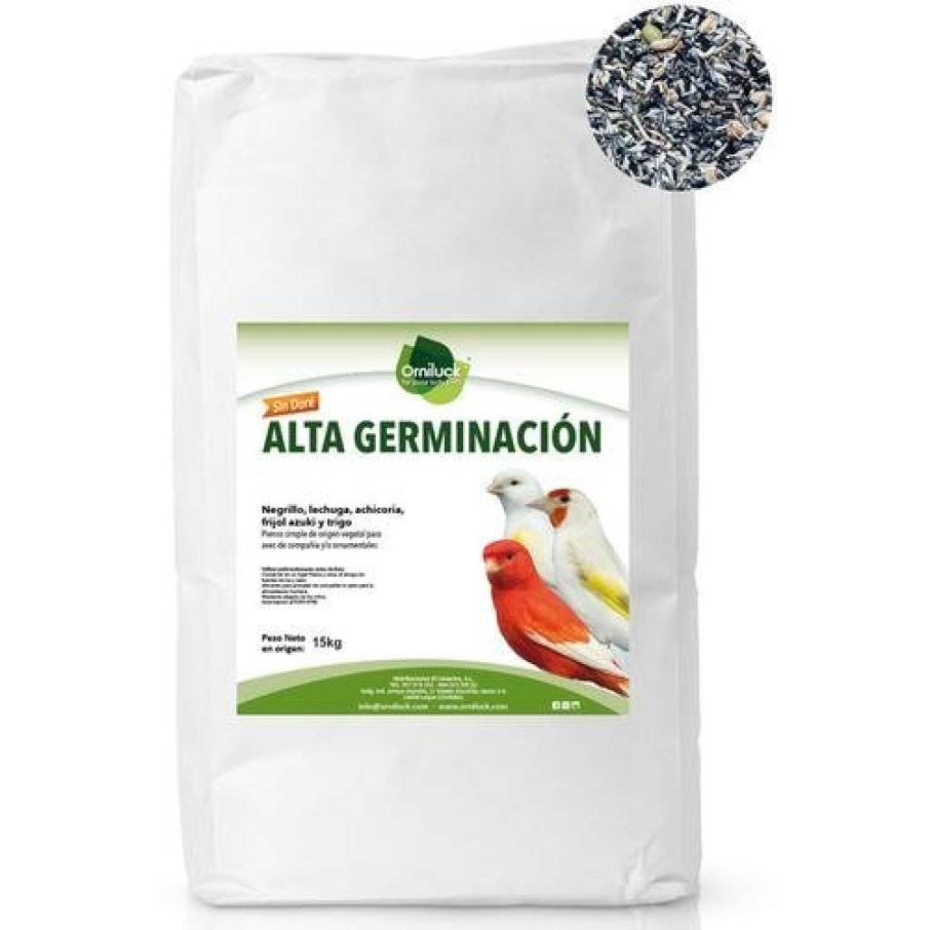 Semilla para aves de alta germinación, ideal para diferentes especies.