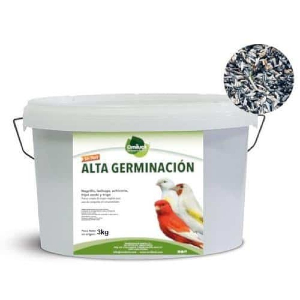 ALTEXExcelente alimento de alta germinación para aves. 3kg de semillas premium para mejorar la salud de las aves.