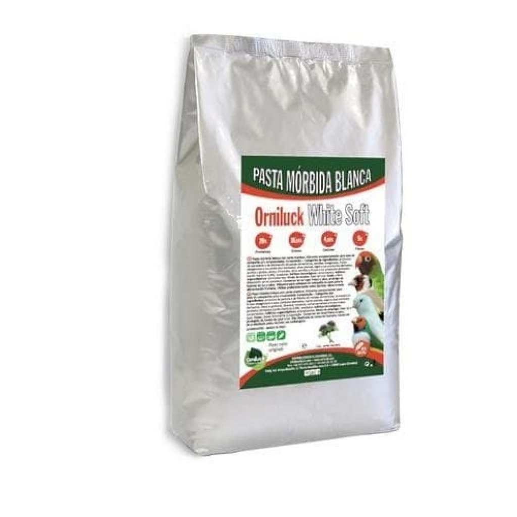 Pasta suave blanca para mascotas, ideal para perros, fácil de digerir, nutritiva y apta para toda la familia.